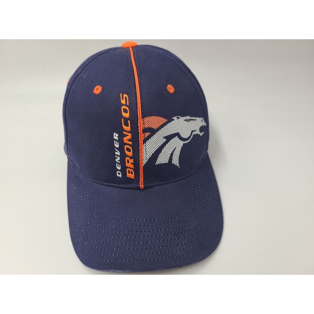 Vintage Denver Broncos Team NFL Adjustable Hat Cap Men Women NFL Football Blue